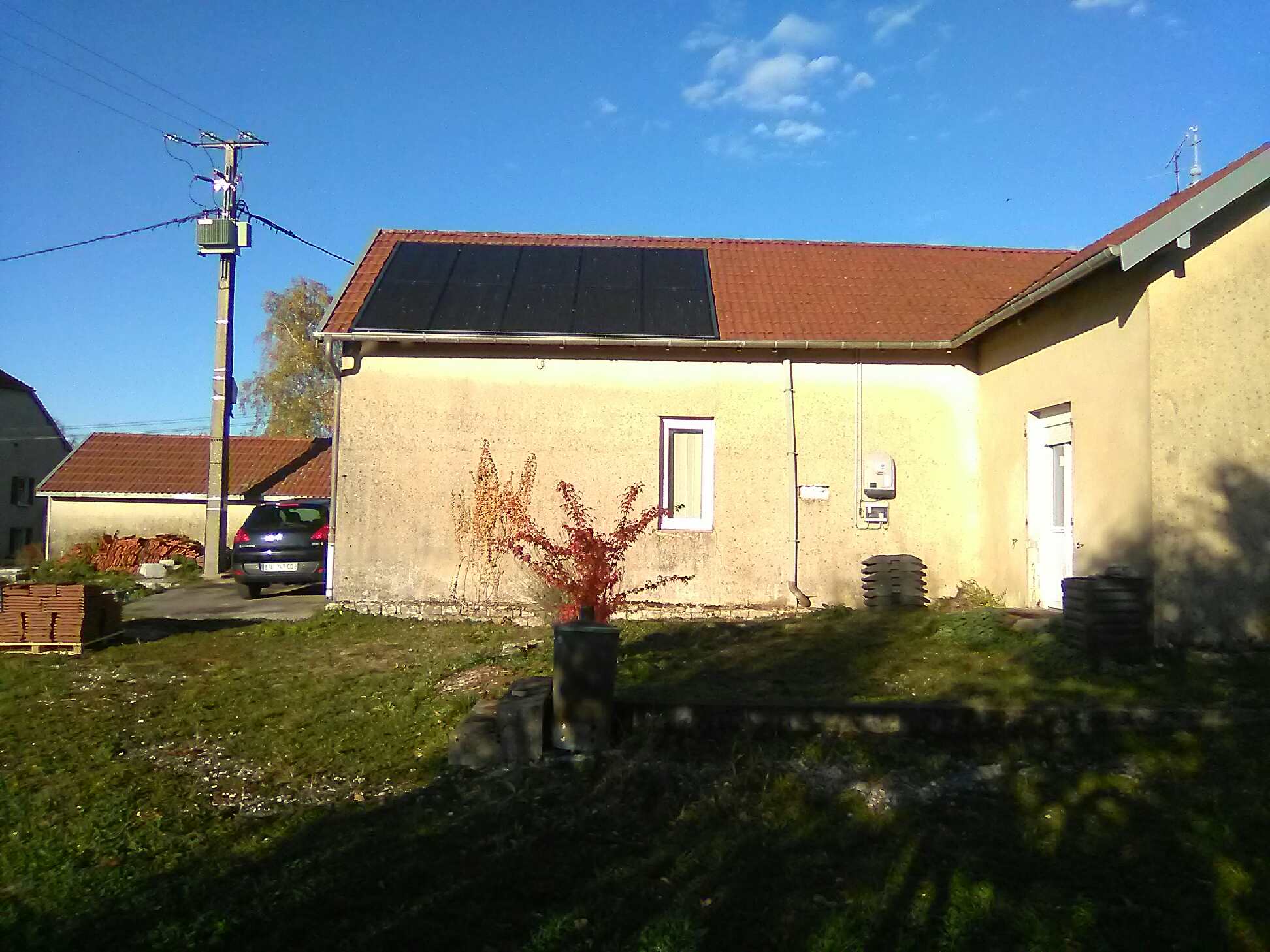 Mairie de Paroy - Centrale photovoltaïque